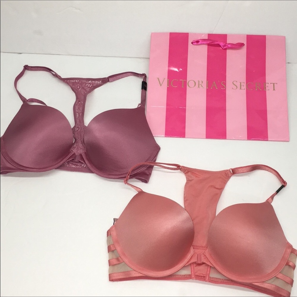 NEW ❤️2 VICTORIA SECRET PUSH-UP BRA 32C
